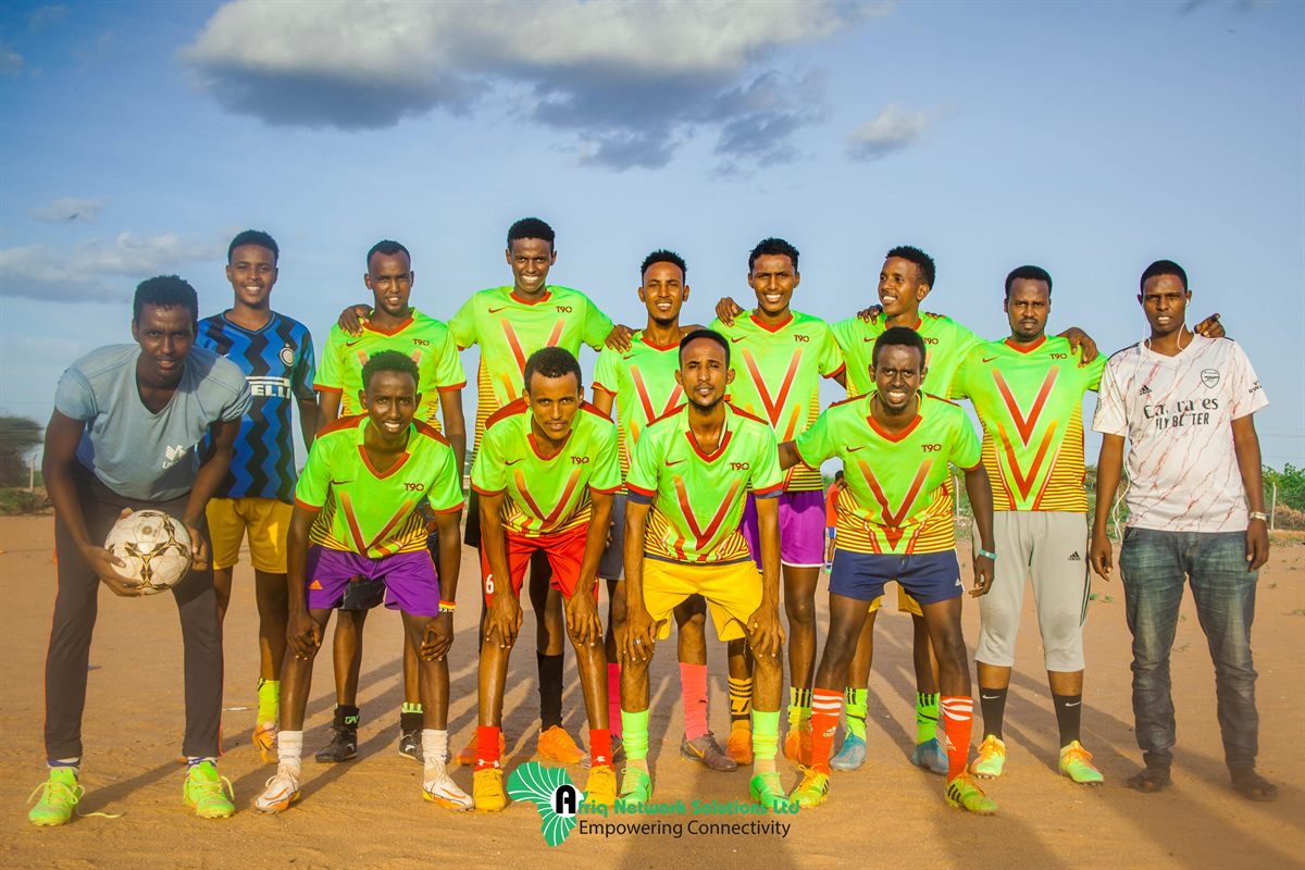 AfriQ sponsored community football team