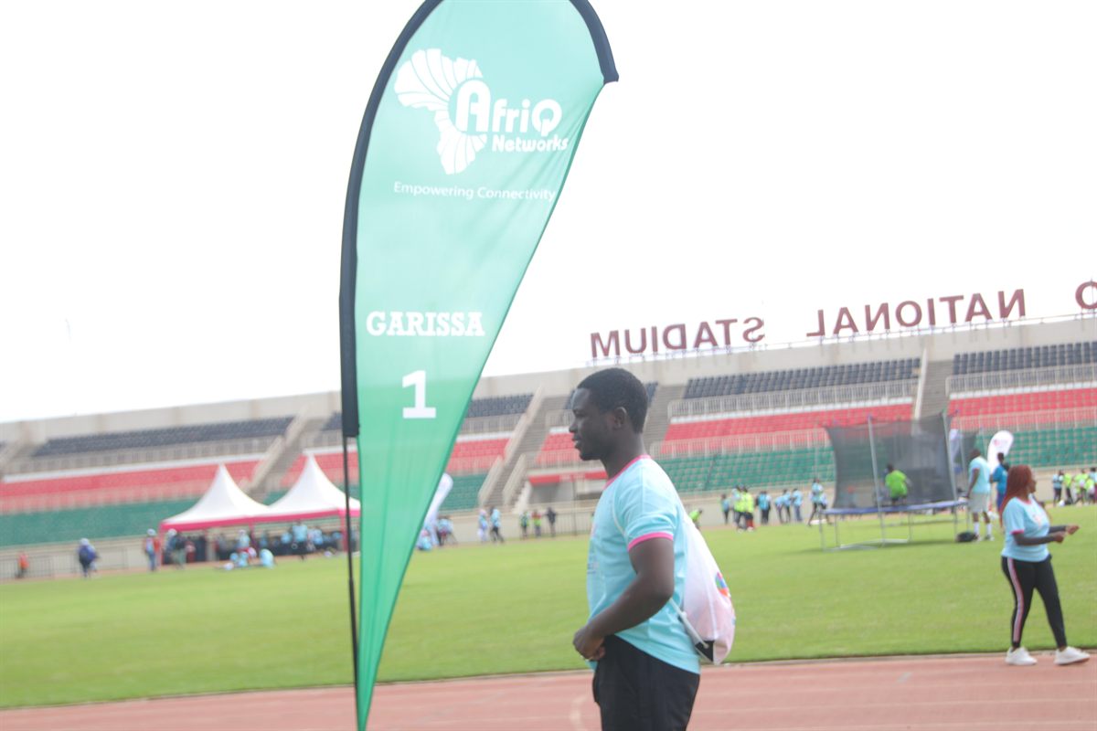 AfriQ team on the ground on marathon day